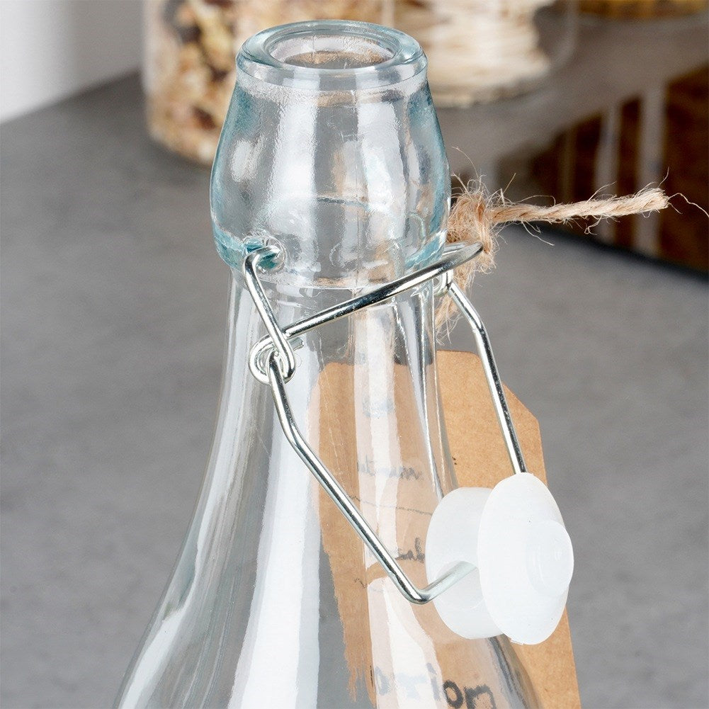 Bottle with clip glass 1 l