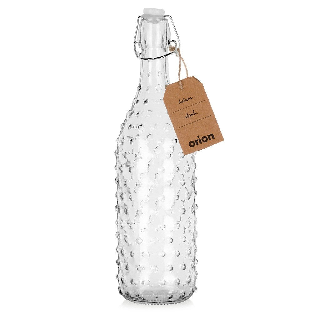 Bottle with clip glass 1 l