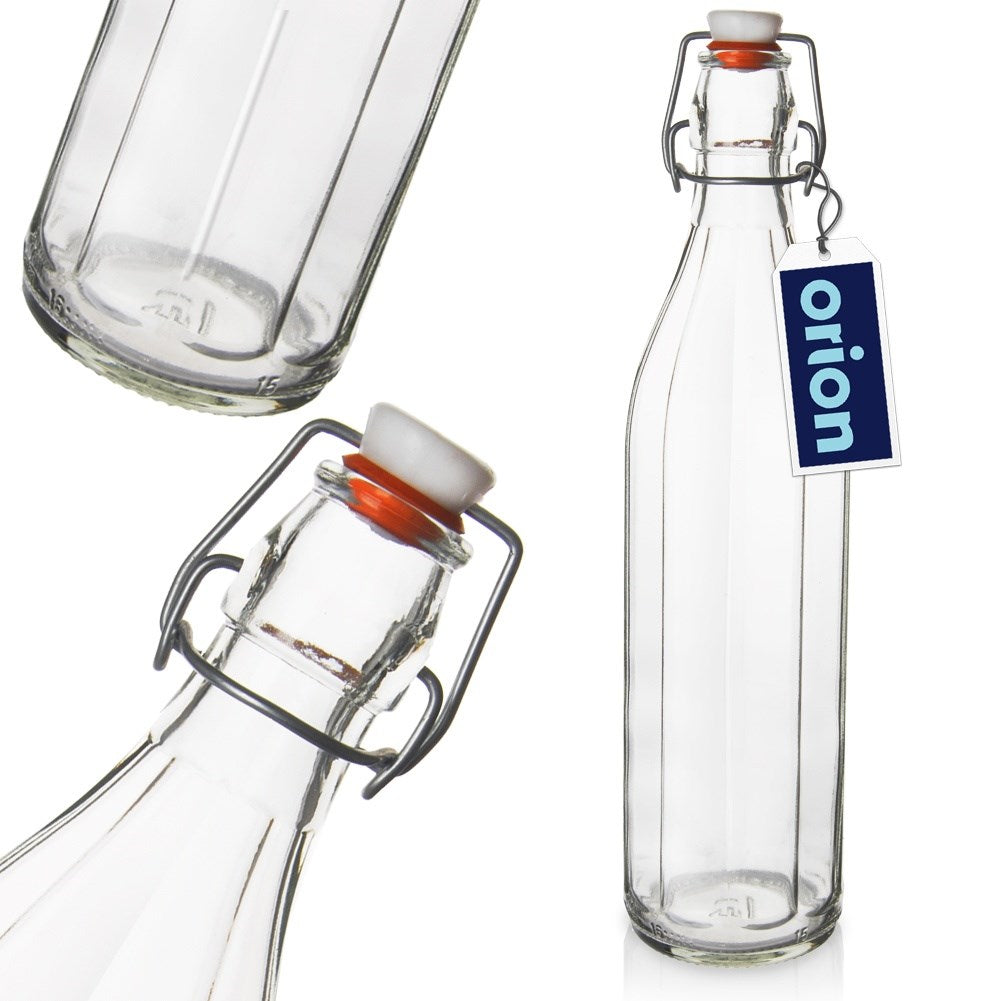 Bottle with clip glass 1 l