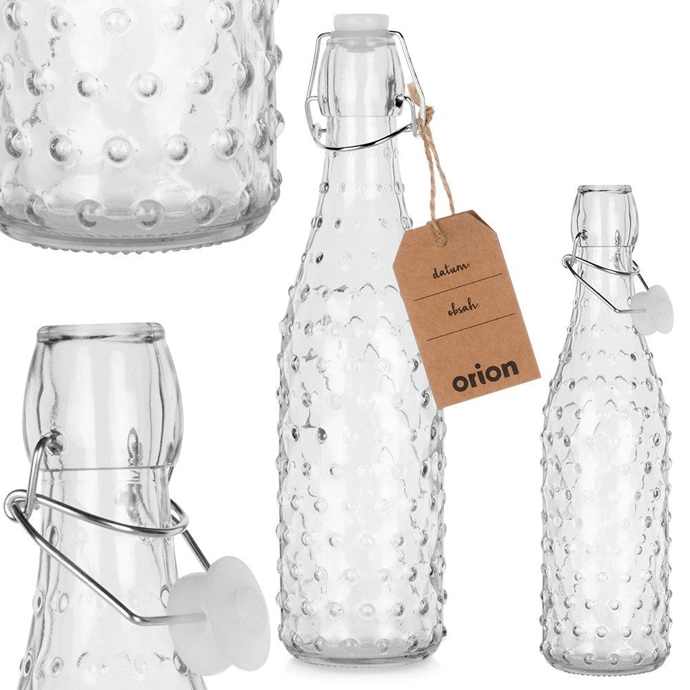 Bottle with clip glass 500 ml