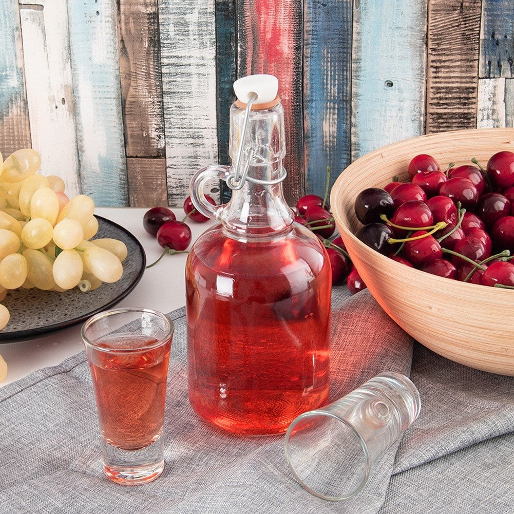 Bottle with clip glass 500 ml