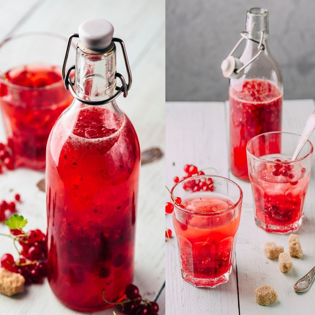 Bottle with clip glass 500 ml