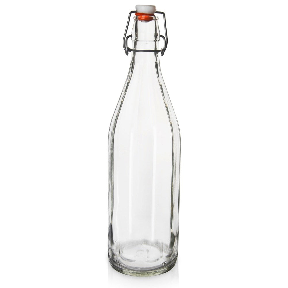 Bottle with clip glass 750 ml