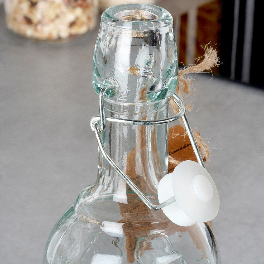 Bottle with clip glass 750 ml
