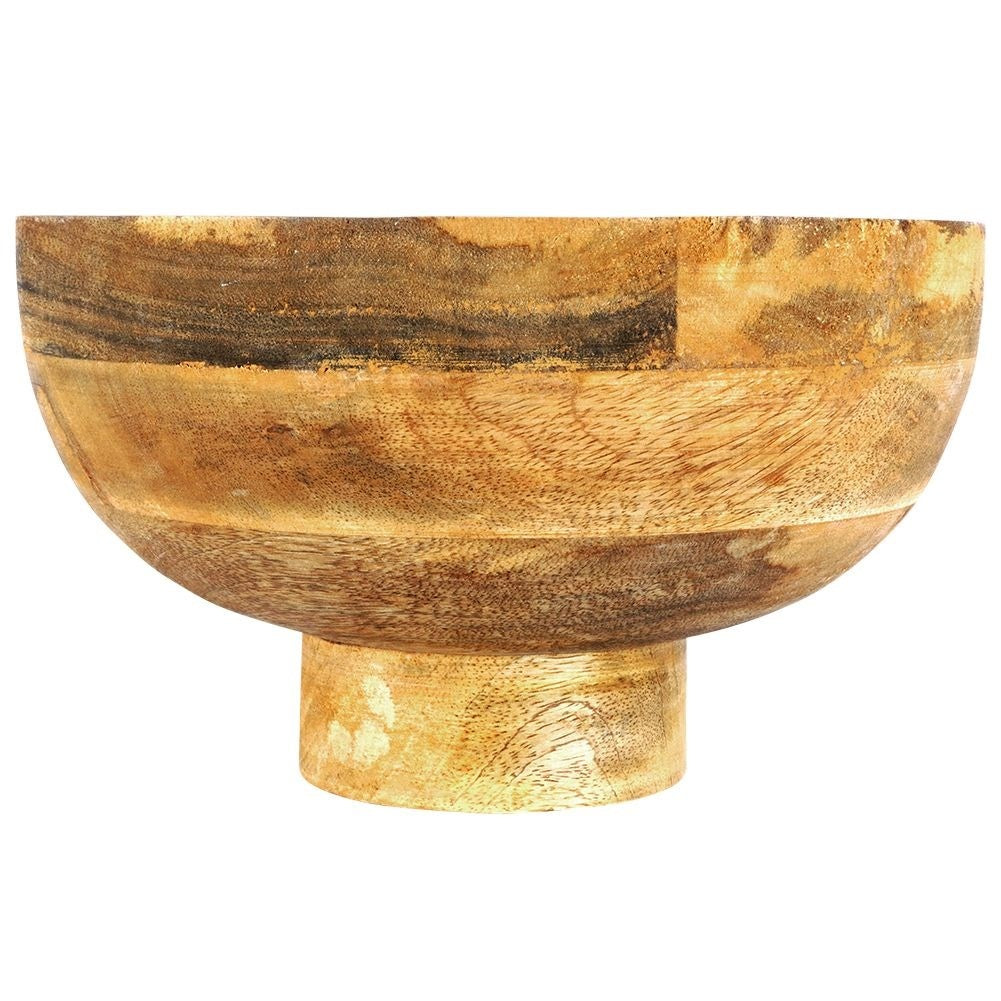 Bowl in Unique Mango Wood for Fruit and Serving