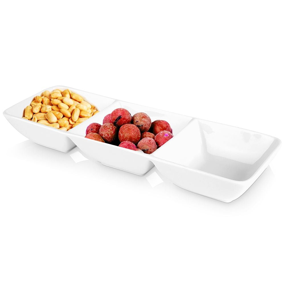 Bowl in White Porcelain: Perfect for Dips and Snacks