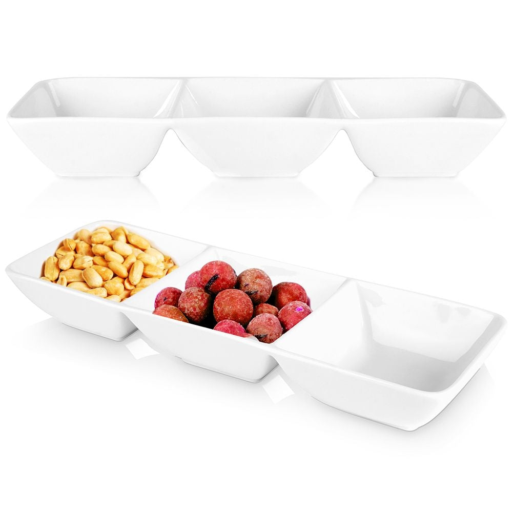 Bowl in White Porcelain: Perfect for Dips and Snacks