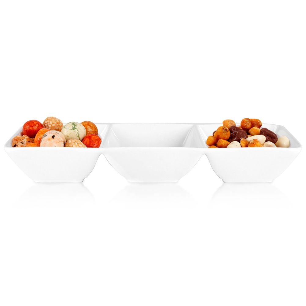 Bowl in White Porcelain: Perfect for Dips and Snacks