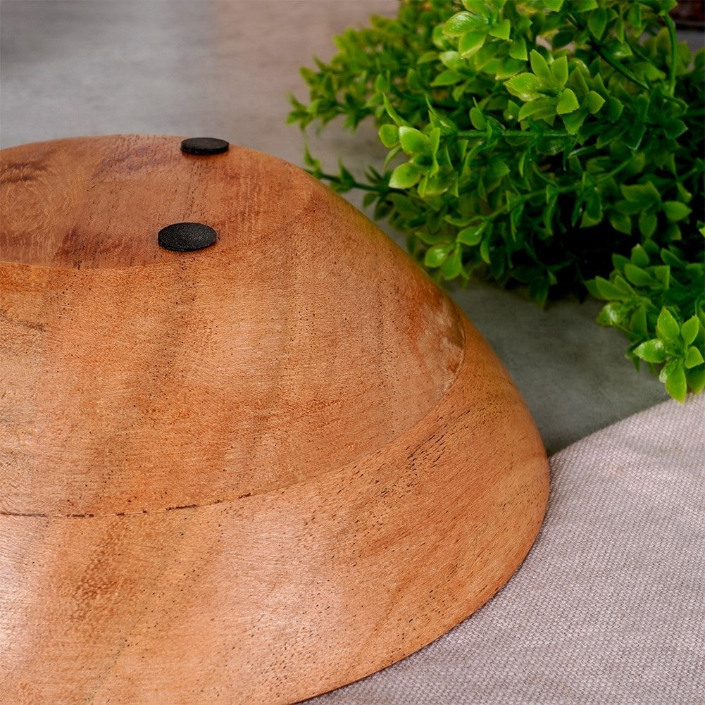 Bowl in mango wood for snacks and dishes - Unique design