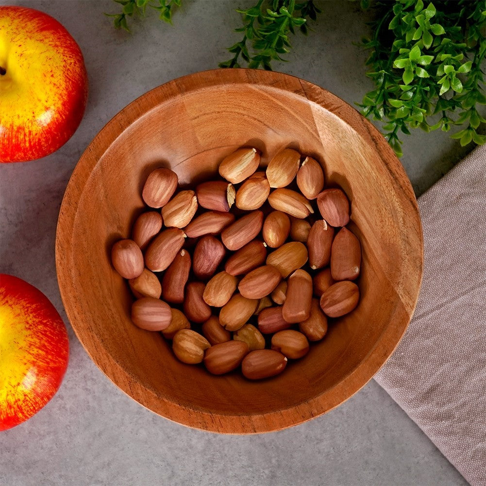 Bowl in mango wood for snacks and dishes - Unique design