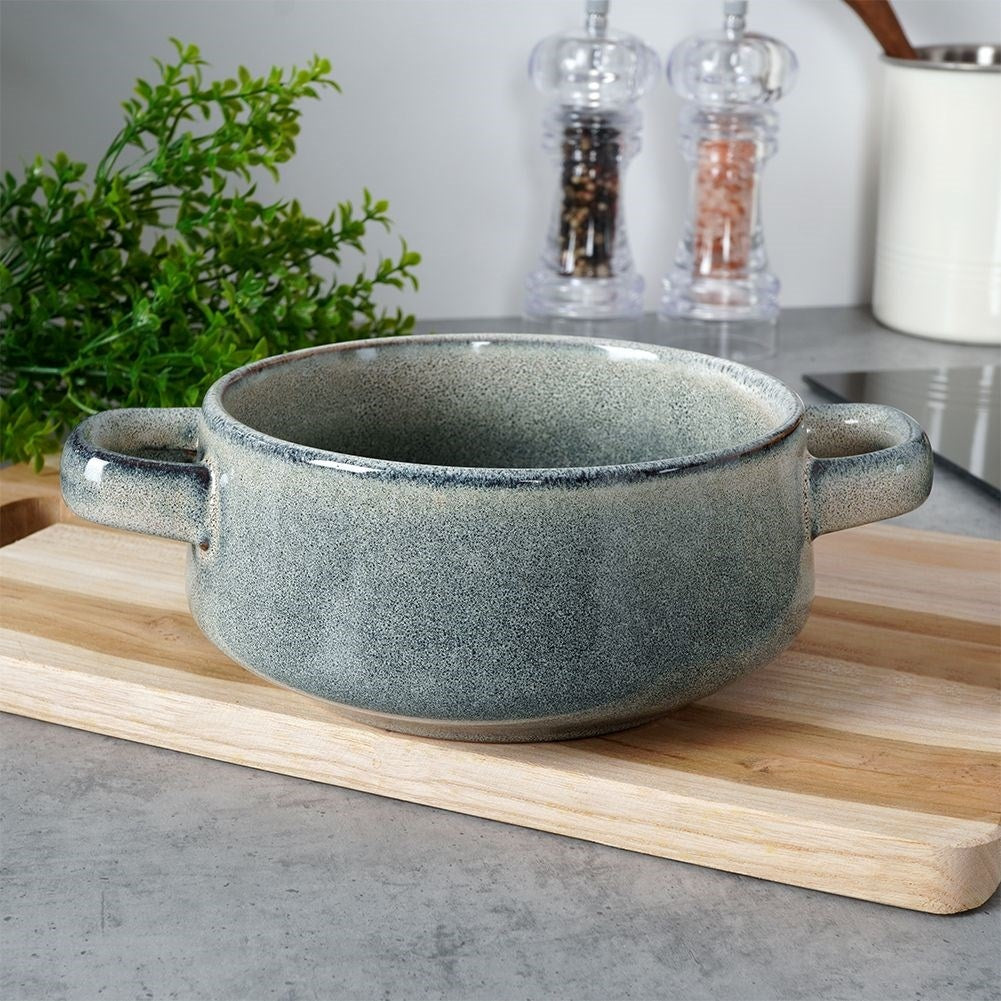 Bowl with Handle for Soup, Cereal, Yoghurt and Snacks