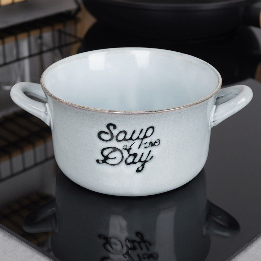 Bowl with Handle for Soup, Cereal, Yoghurt and Snacks