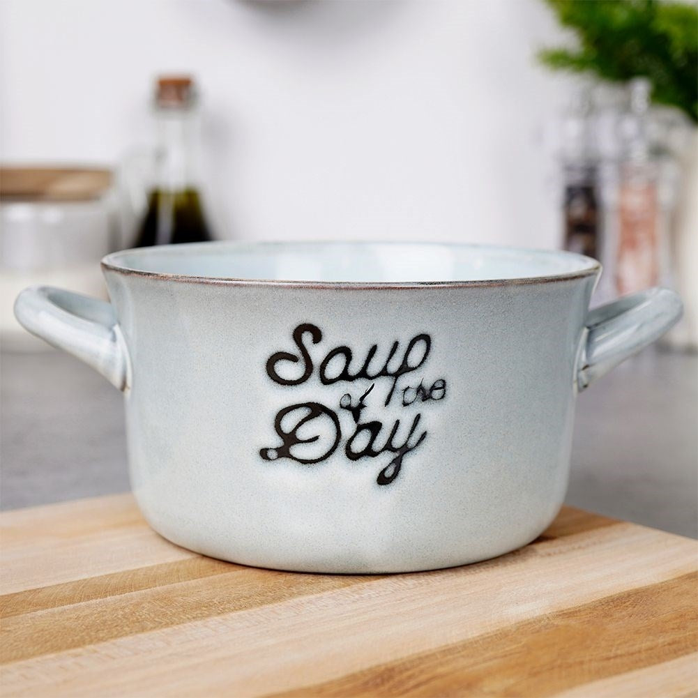 Bowl with Handle for Soup, Cereal, Yoghurt and Snacks