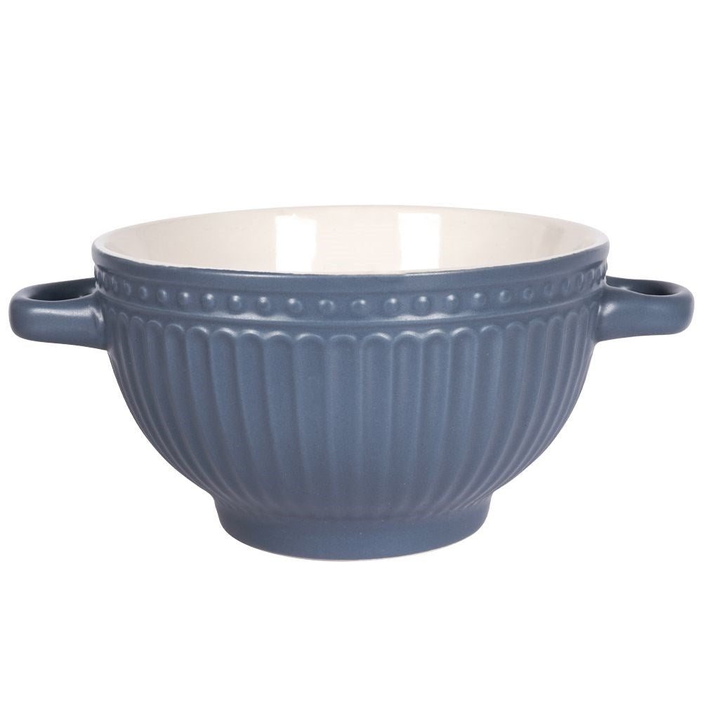 Bowl with ears for soup, cereal, yogurt, fruit or snacks