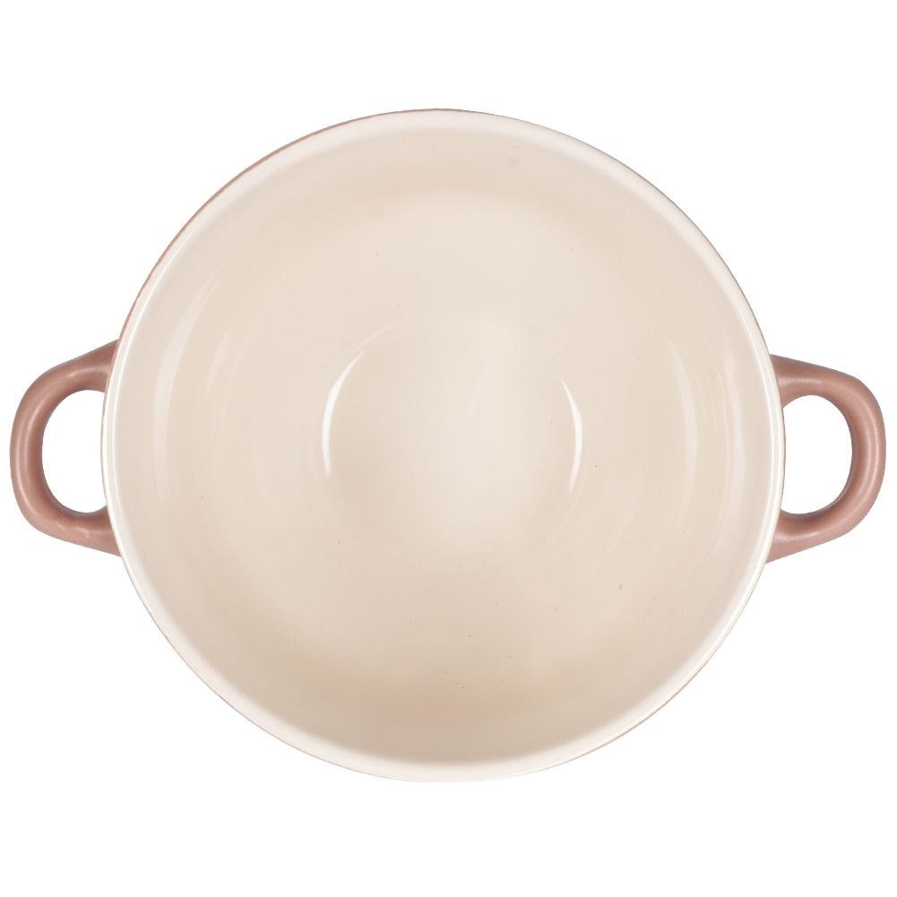 Bowl with ears for soup, cereal, yogurt, fruit, snacks