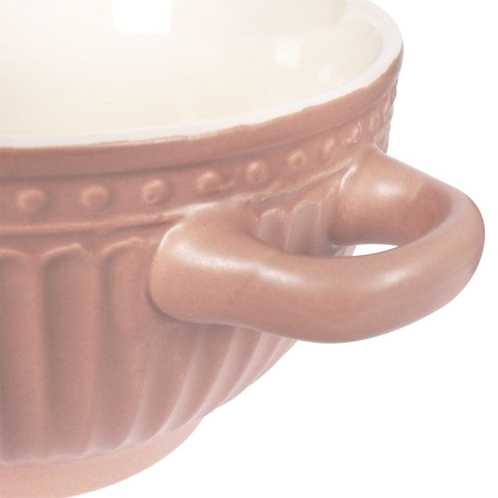 Bowl with ears for soup, cereal, yogurt, fruit, snacks