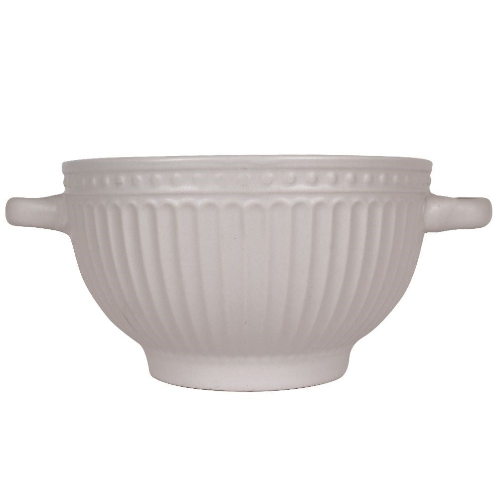 Bowl with ears for soup, cereal, yogurt, fruit, snacks