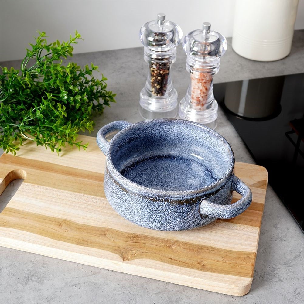 Bowl with handle for soup, cereal, yogurt, fruit, snacks