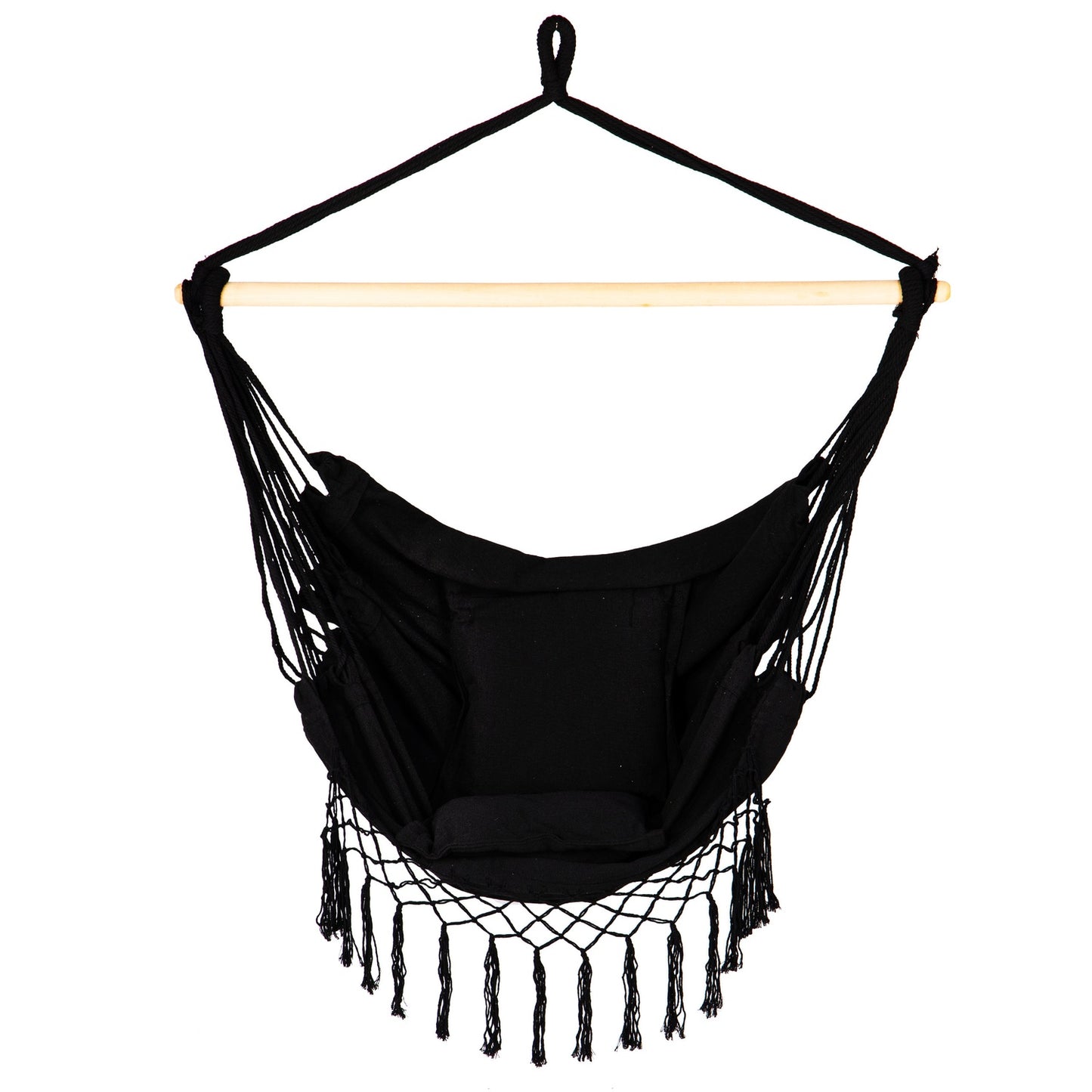 Brazilian chair, hanging chair, swing, hammock, black