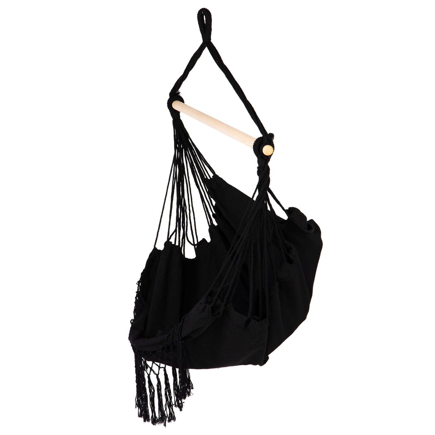 Brazilian chair, hanging chair, swing, hammock, black