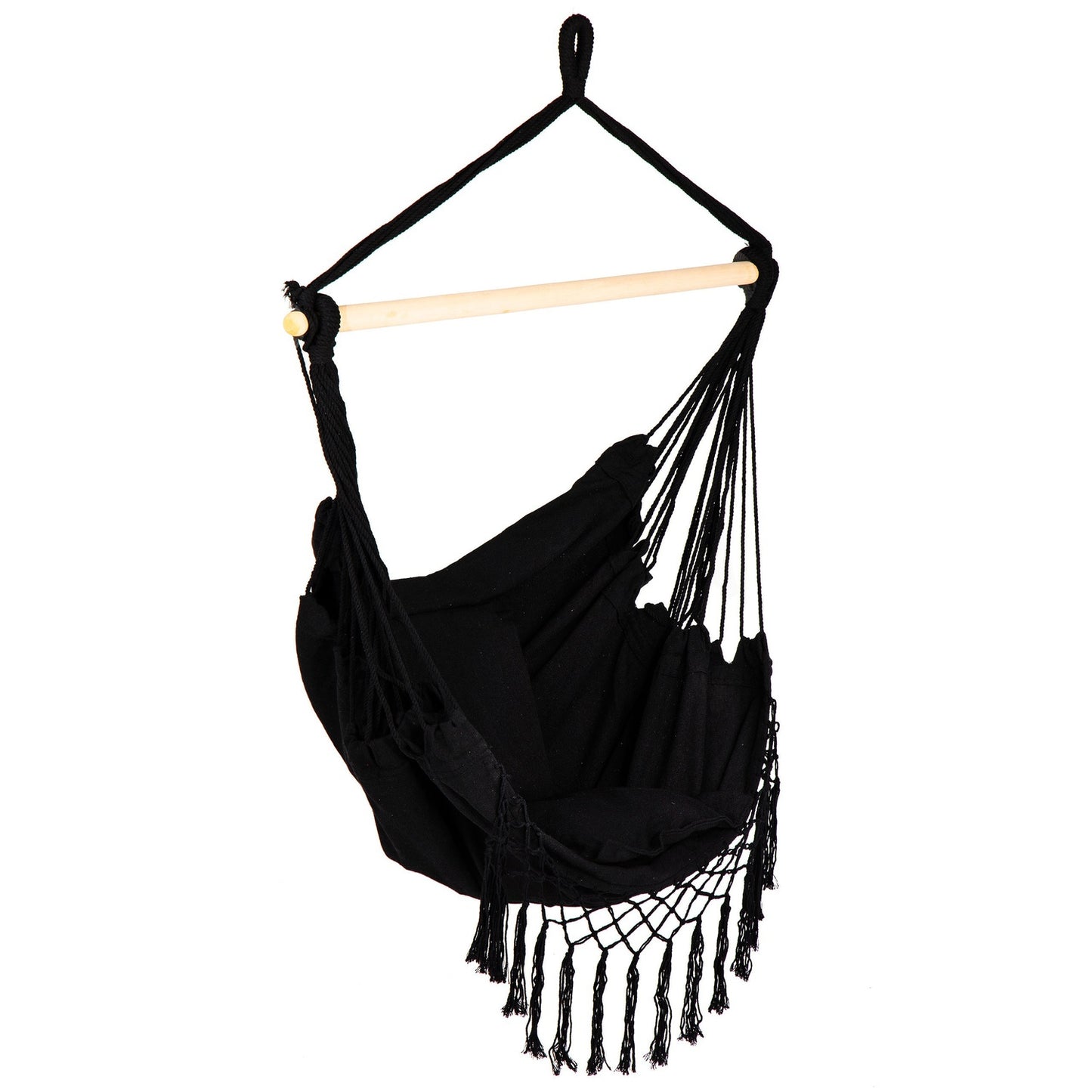 Brazilian chair, hanging chair, swing, hammock, black