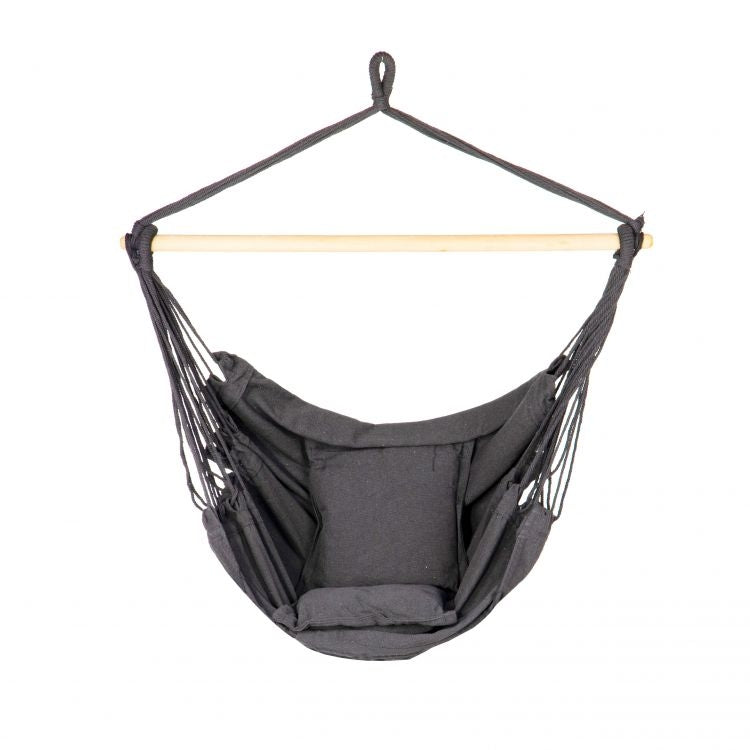 Brazilian hanging chair, hammock, garden swing, gray