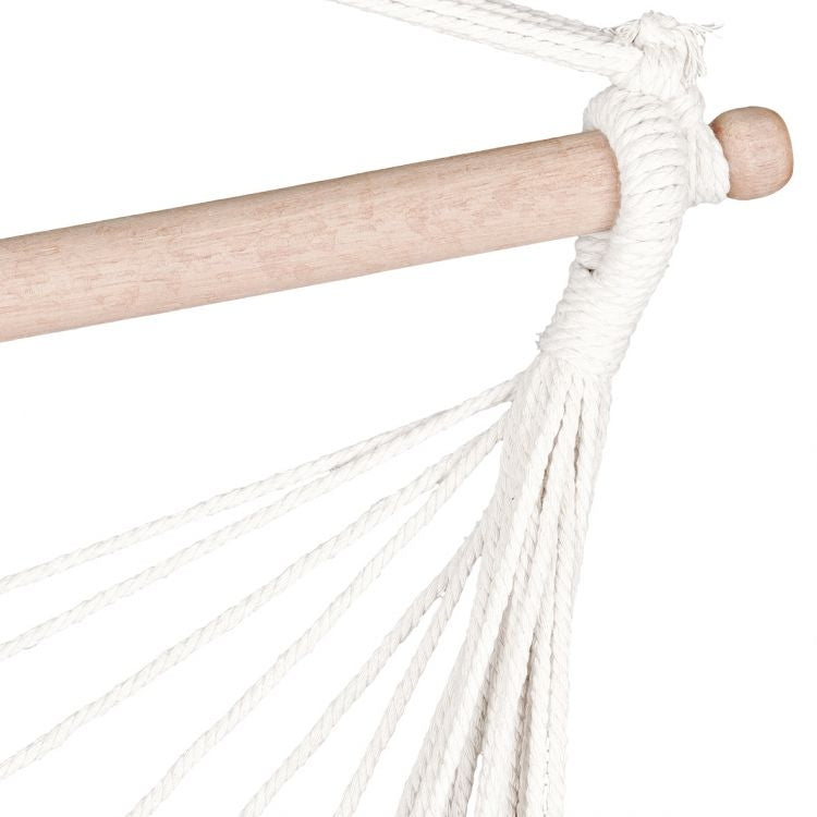 Brazilian hanging chair, hammock, garden swing white