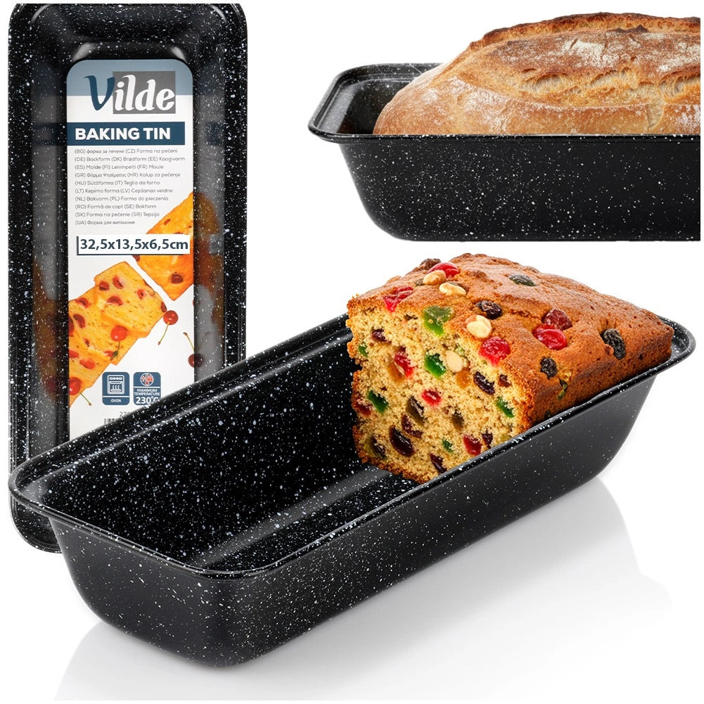 Bread Baking Tin, Granite Coated, 32.5x13.5x6.5 cm