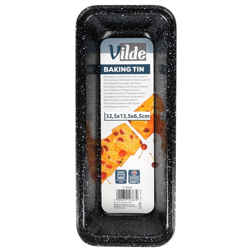 Bread Baking Tin, Granite Coated, 32.5x13.5x6.5 cm