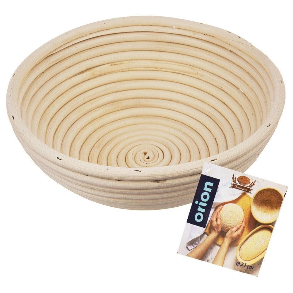 Bread basket for fermentation and storage of home-baked bread