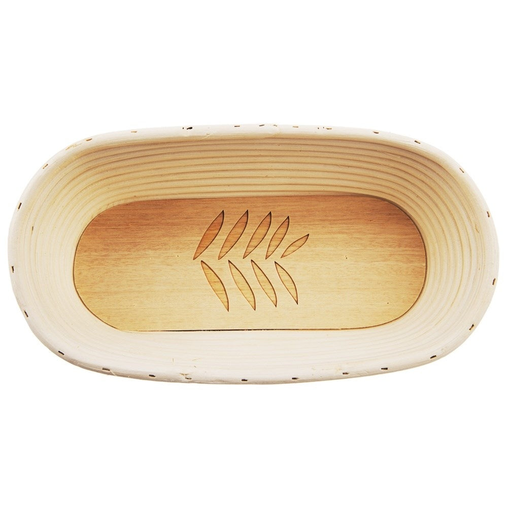 Bread basket for fermentation and storage of home-baked bread