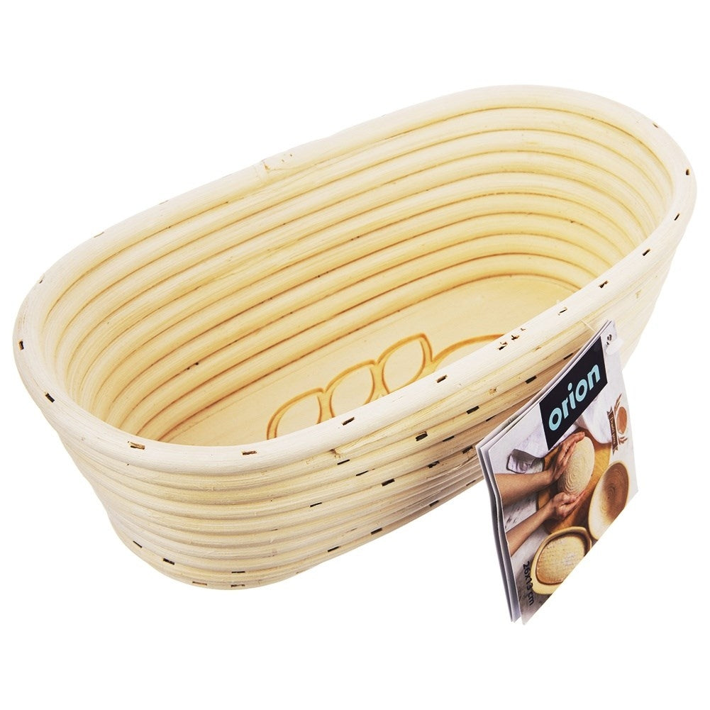 Bread basket for fermentation and storage of home-baked bread