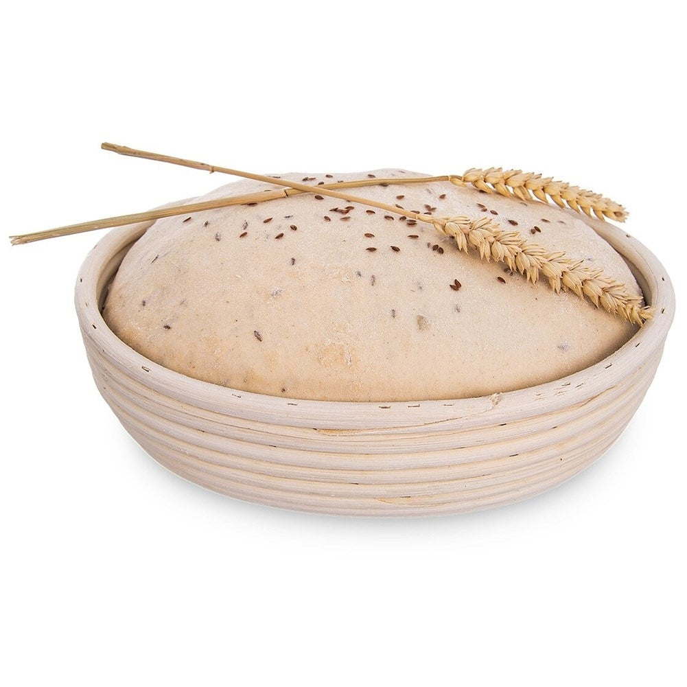Bread basket for fermentation and storage of home-baked bread