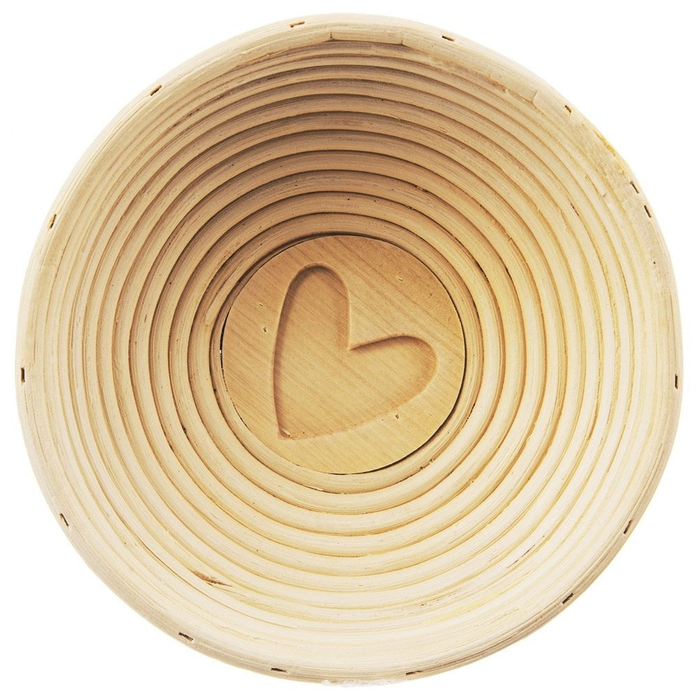 Bread basket for fermentation and storage of home-baked bread