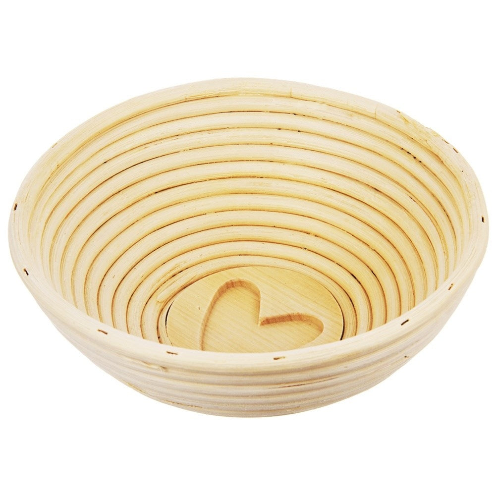 Bread basket for fermentation and storage of home-baked bread