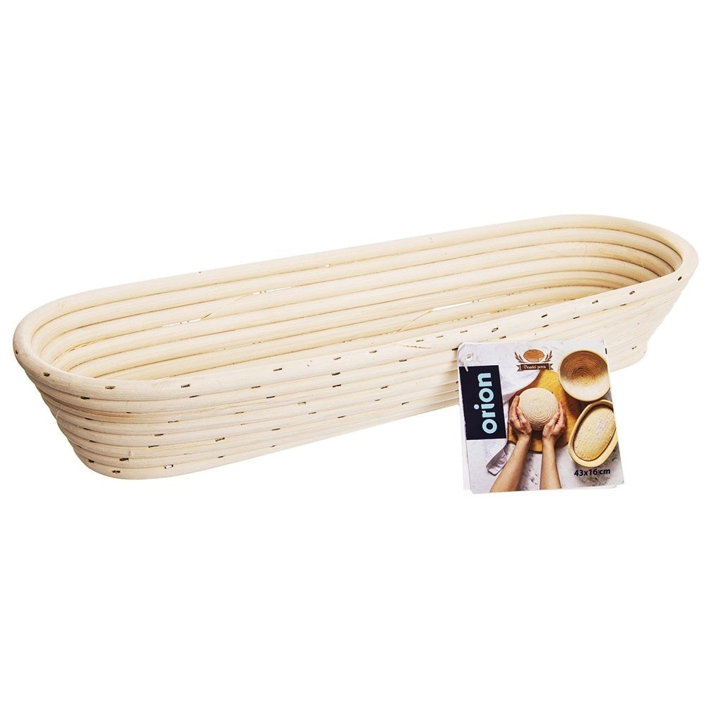 Bread basket for fermentation and storage of home-baked bread