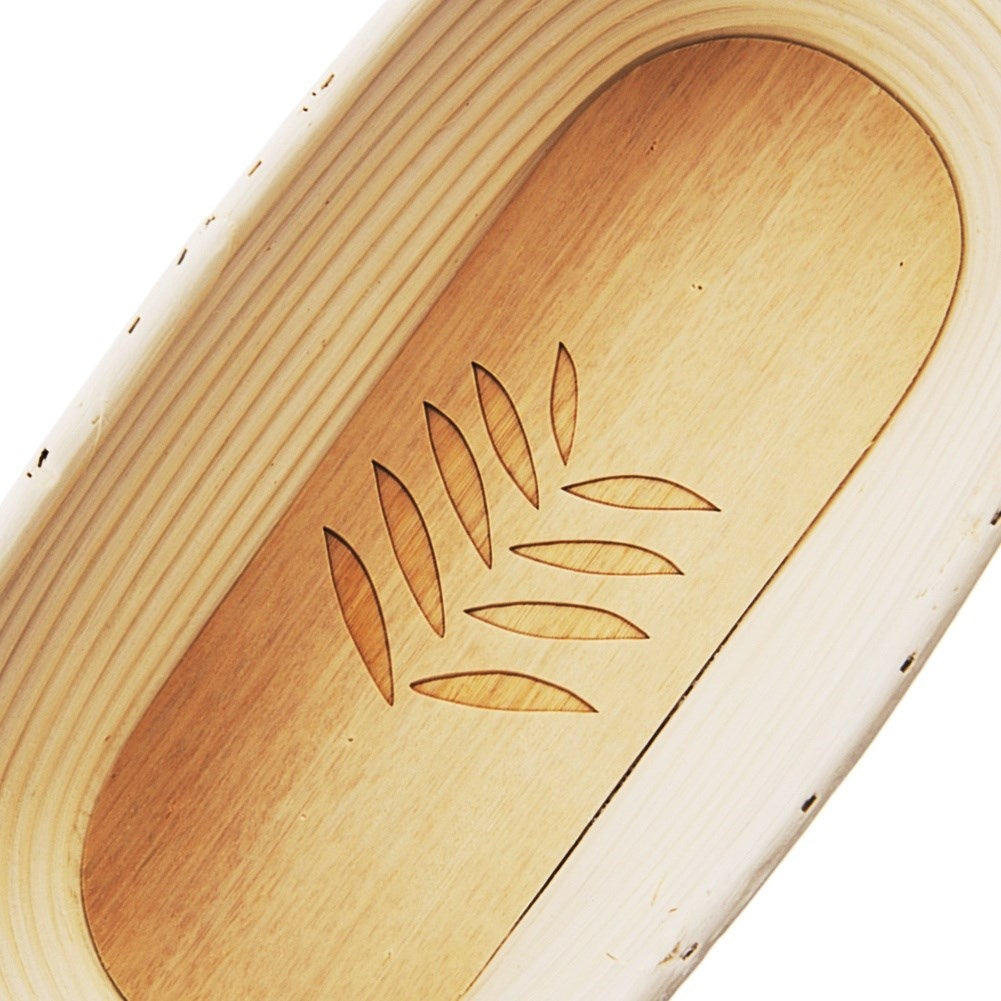 Bread basket for fermentation and storage of home-baked bread