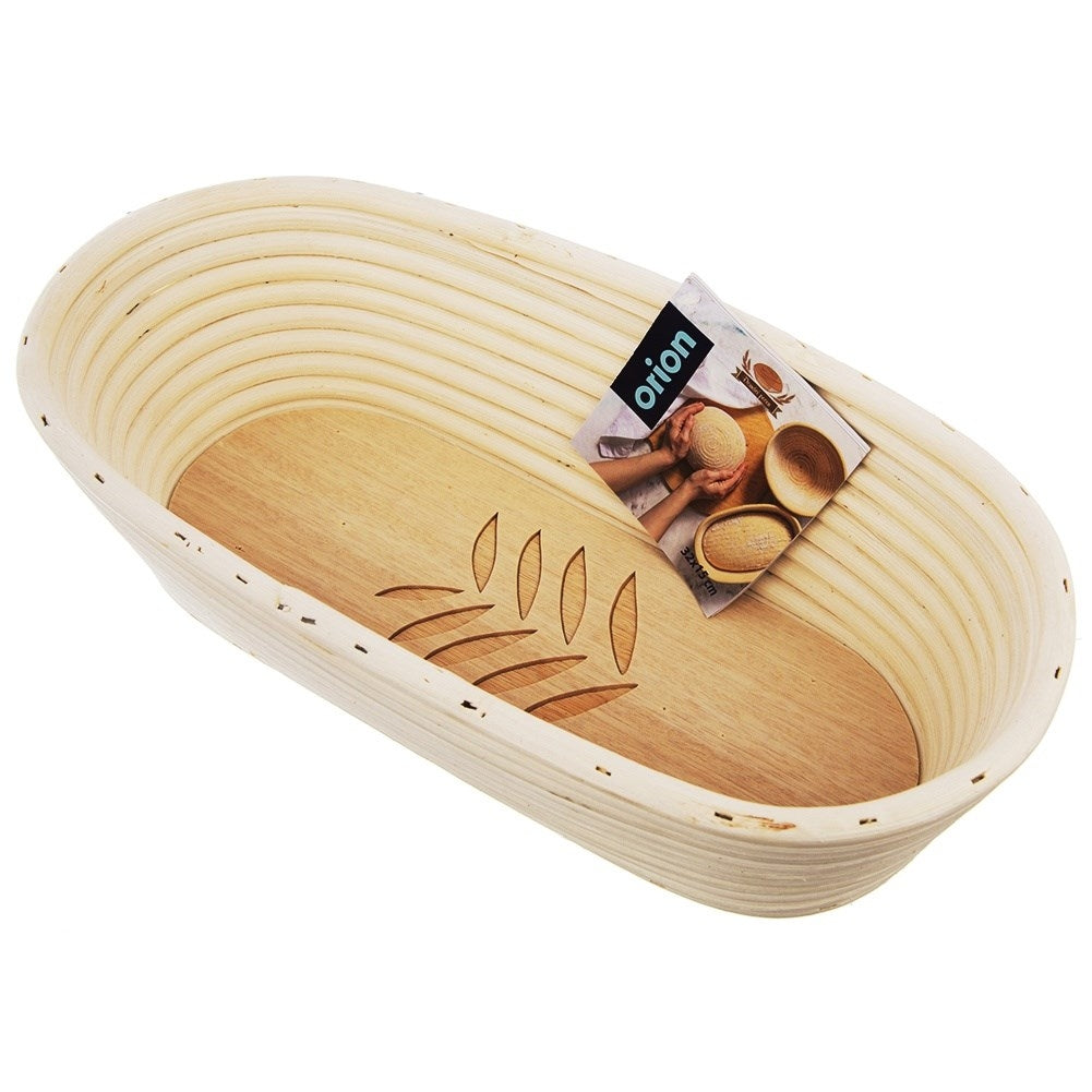 Bread basket for fermentation and storage of home-baked bread