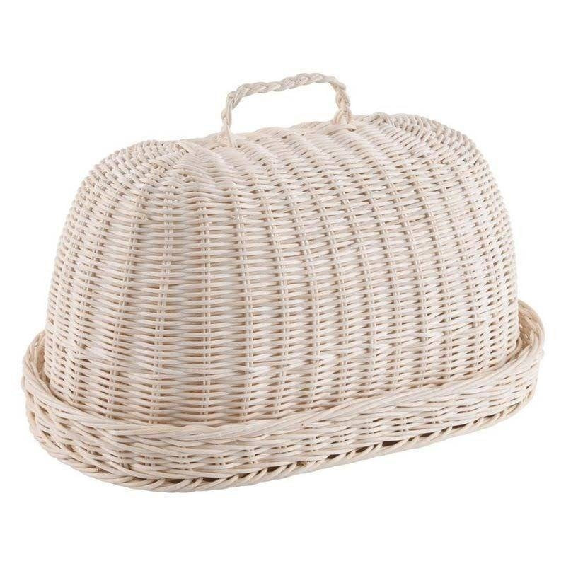 Bread box in natural material with cotton cloth - keep the bread fresh