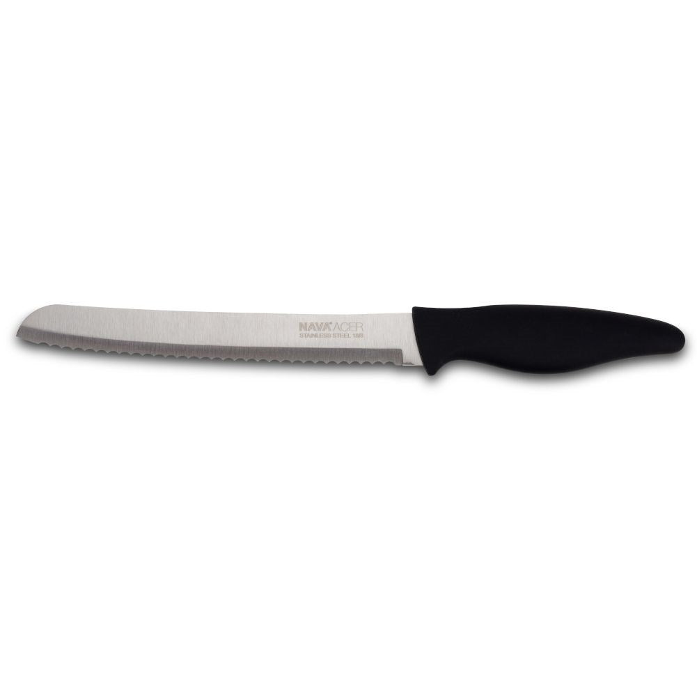 Bread knife 20 cm with serrated blade and comfortable handle