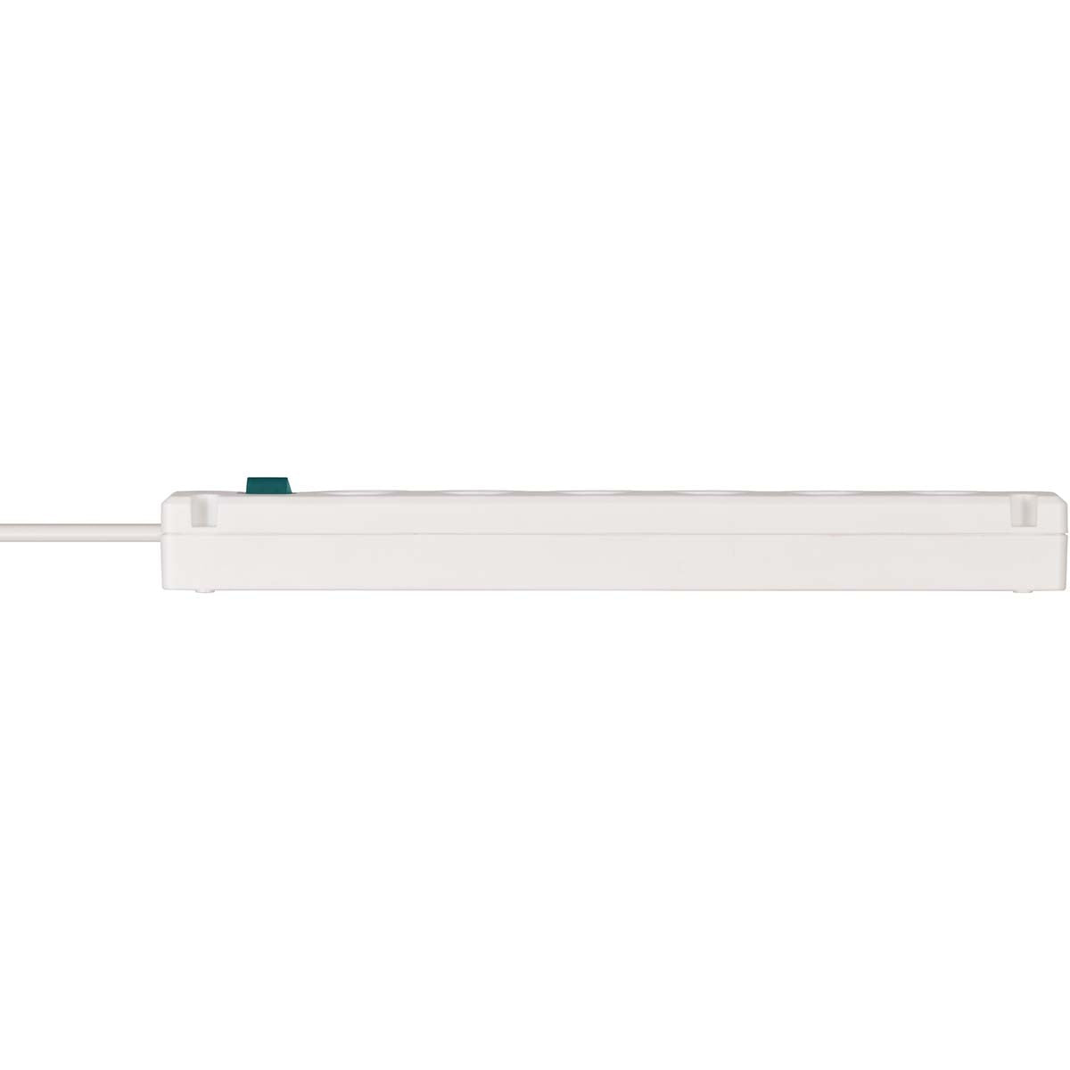 Bremounta socket strip 5-way with 2 USB charging sockets white 3.00 m H05VV-F 3G1.5 TYPE F