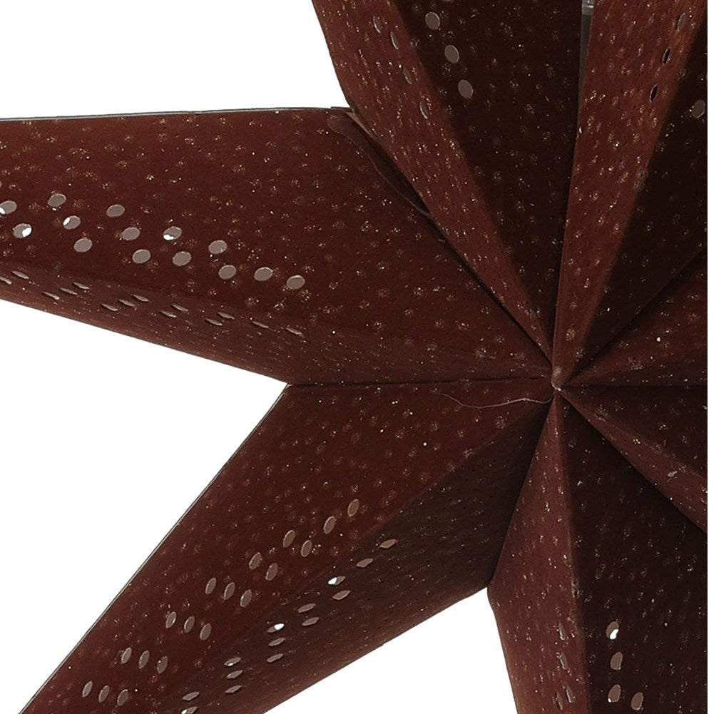 Brilliant poinsettia with electrical connection and golden glitter