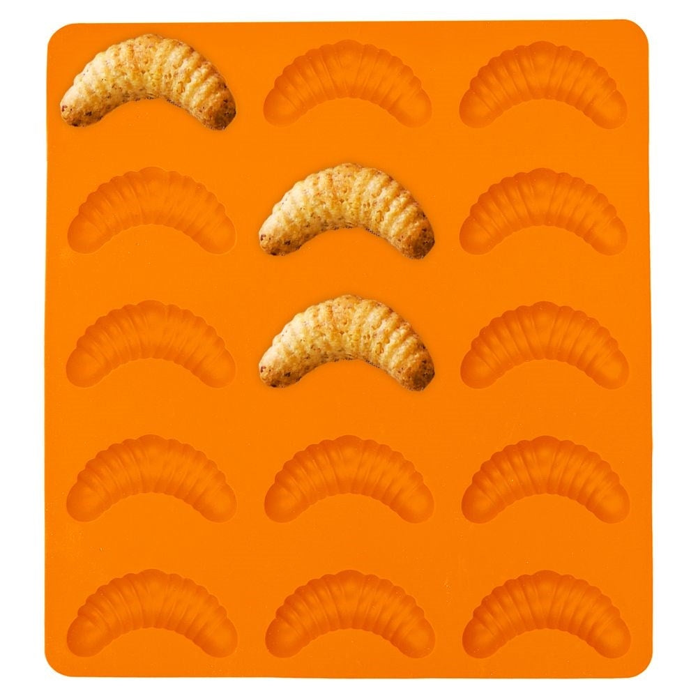 Bristle Croissant Mold in Silicone - Light and Flexible