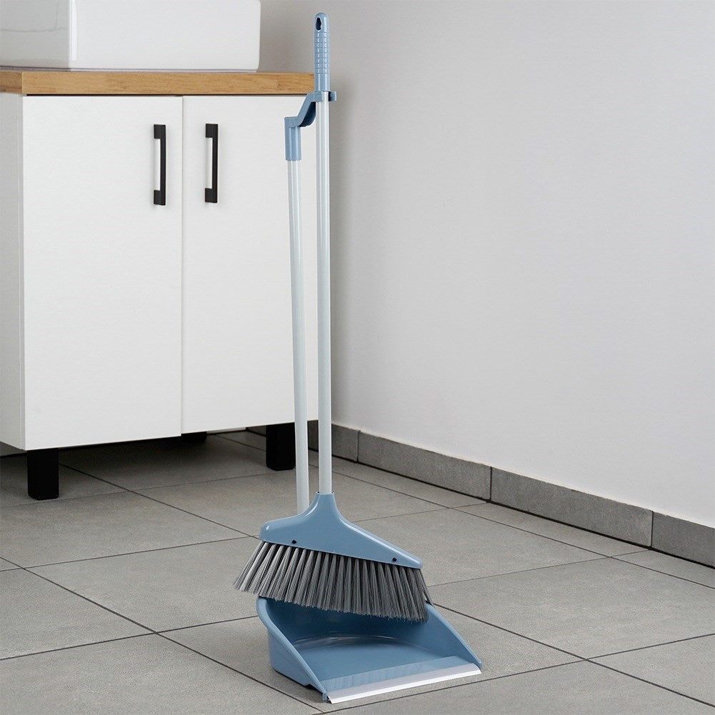 Broom with dustpan, long, 81 cm