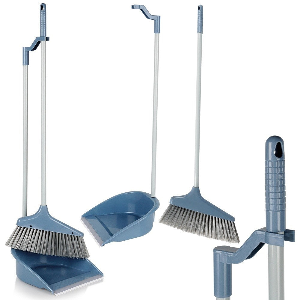 Broom with dustpan, long, 81 cm