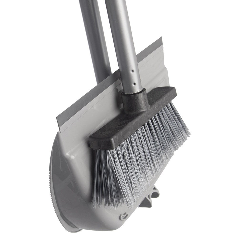 Broom with dustpan, long, 87 cm