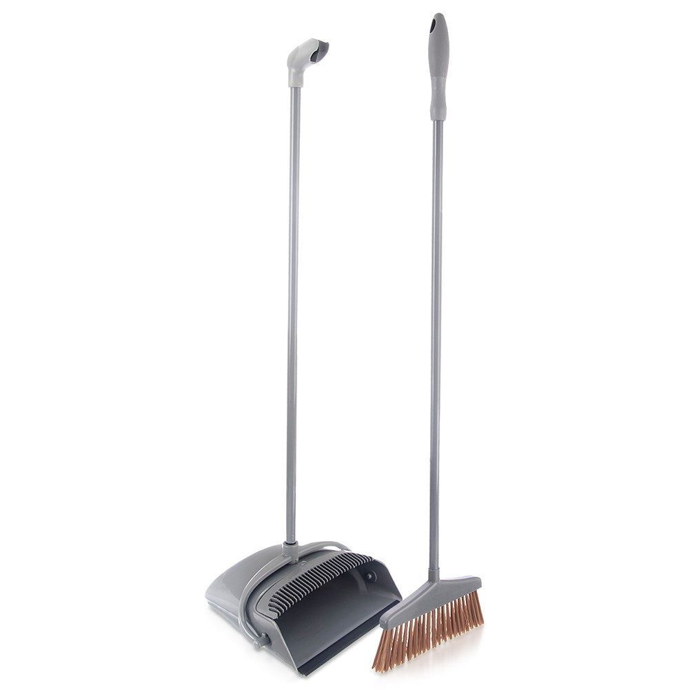Broom with dustpan, long, 91 cm