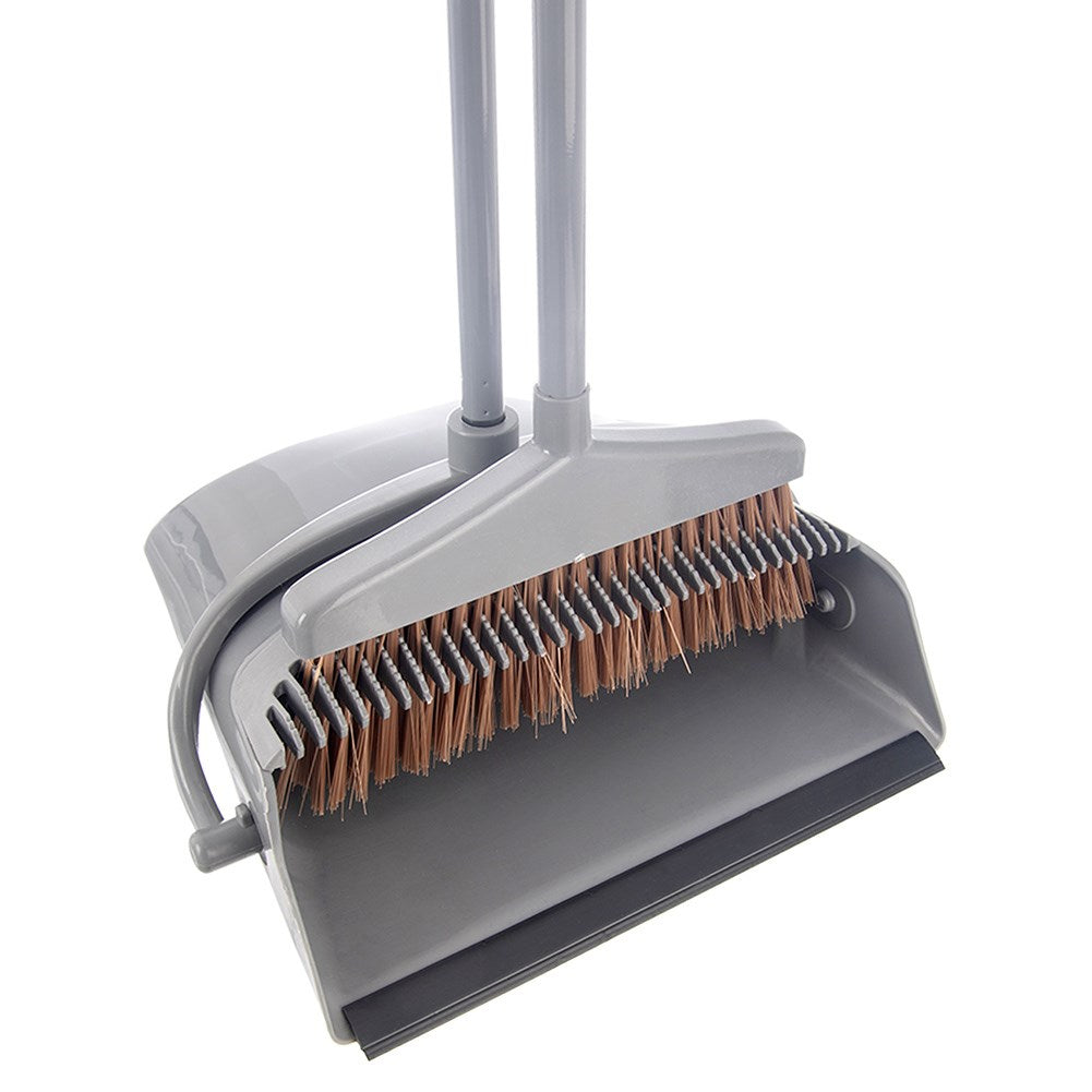Broom with dustpan, long, 91 cm