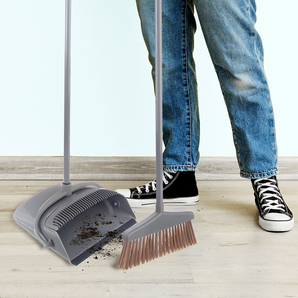 Broom with dustpan, long, 91 cm