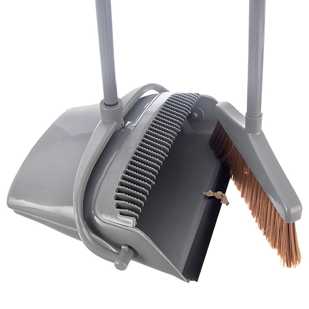 Broom with dustpan, long, 91 cm